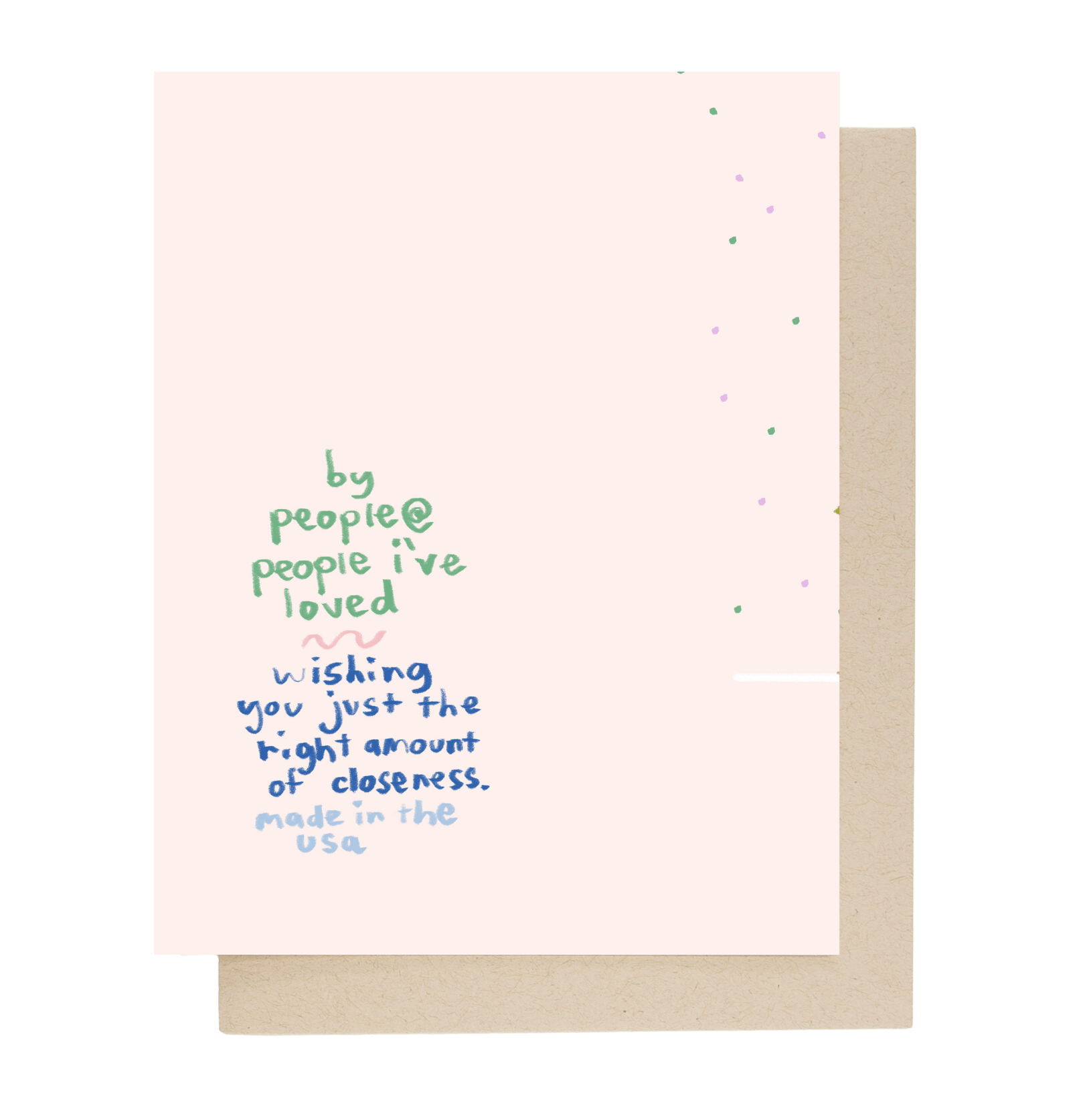 A Couple of Trees Card - Dear John