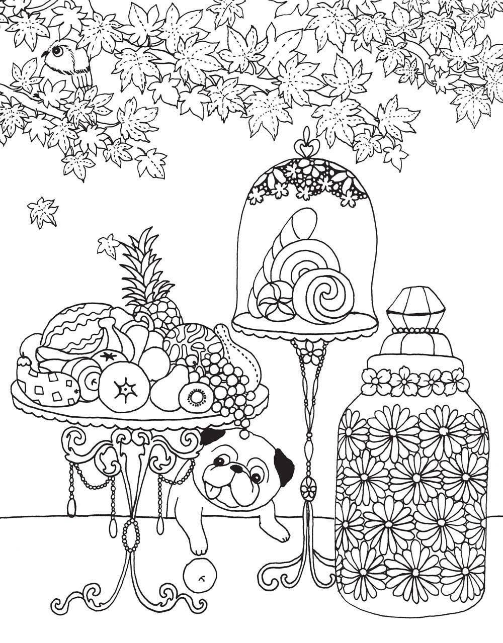 A Million Dogs Coloring Book - Dear John