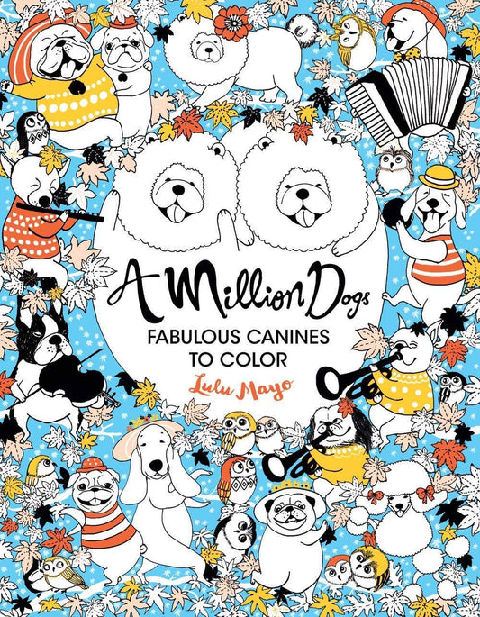 A Million Dogs Coloring Book - Dear John