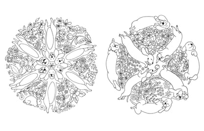 A Million Dogs Coloring Book - Dear John