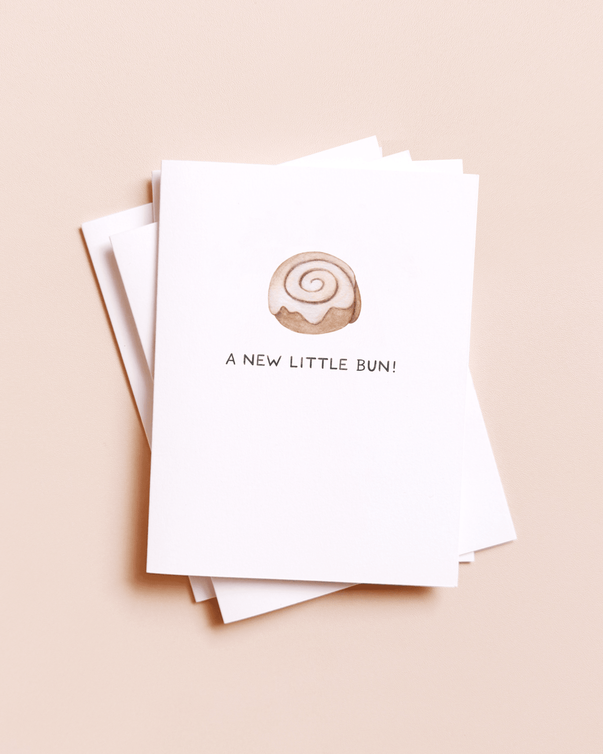 A New Little Bun — Cinnamon Roll New Parents / New Baby Card - Dear John