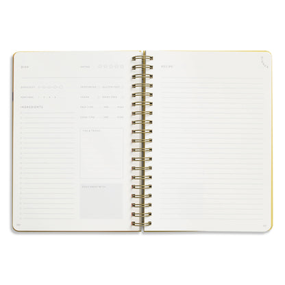 Guided Recipe Journal — B5 Spiral Hardcover (Hanging Fruits)