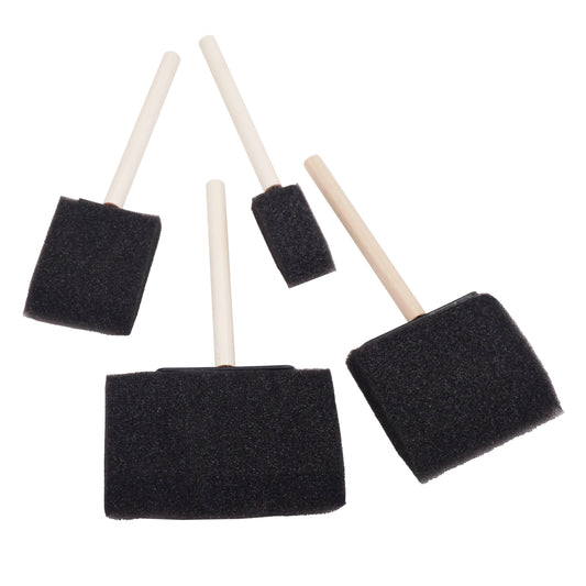 Sponge Brush, Square, 4-ct