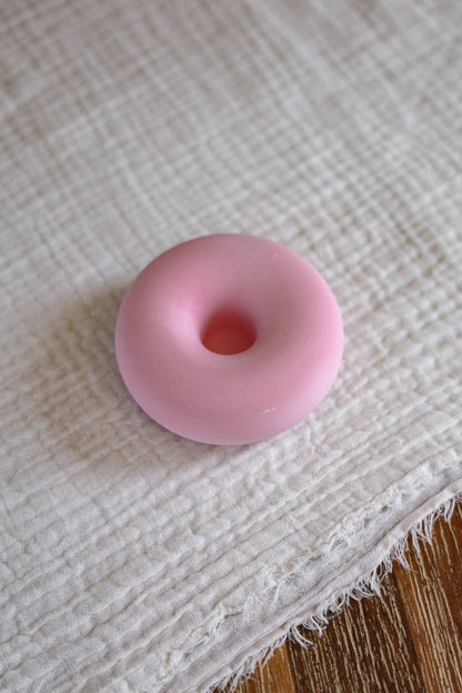 Donut candle holder - handmade
