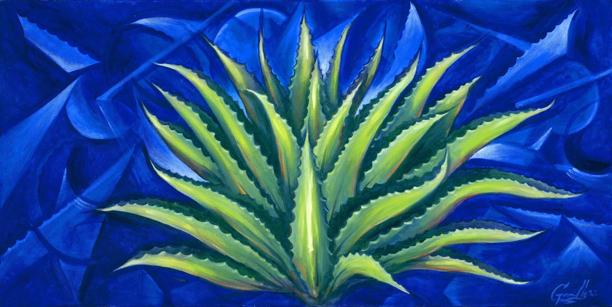 "Abstract Agave" Print by Chris Granillo - Dear John