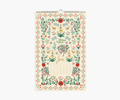 2026 Flora Wall Calendar