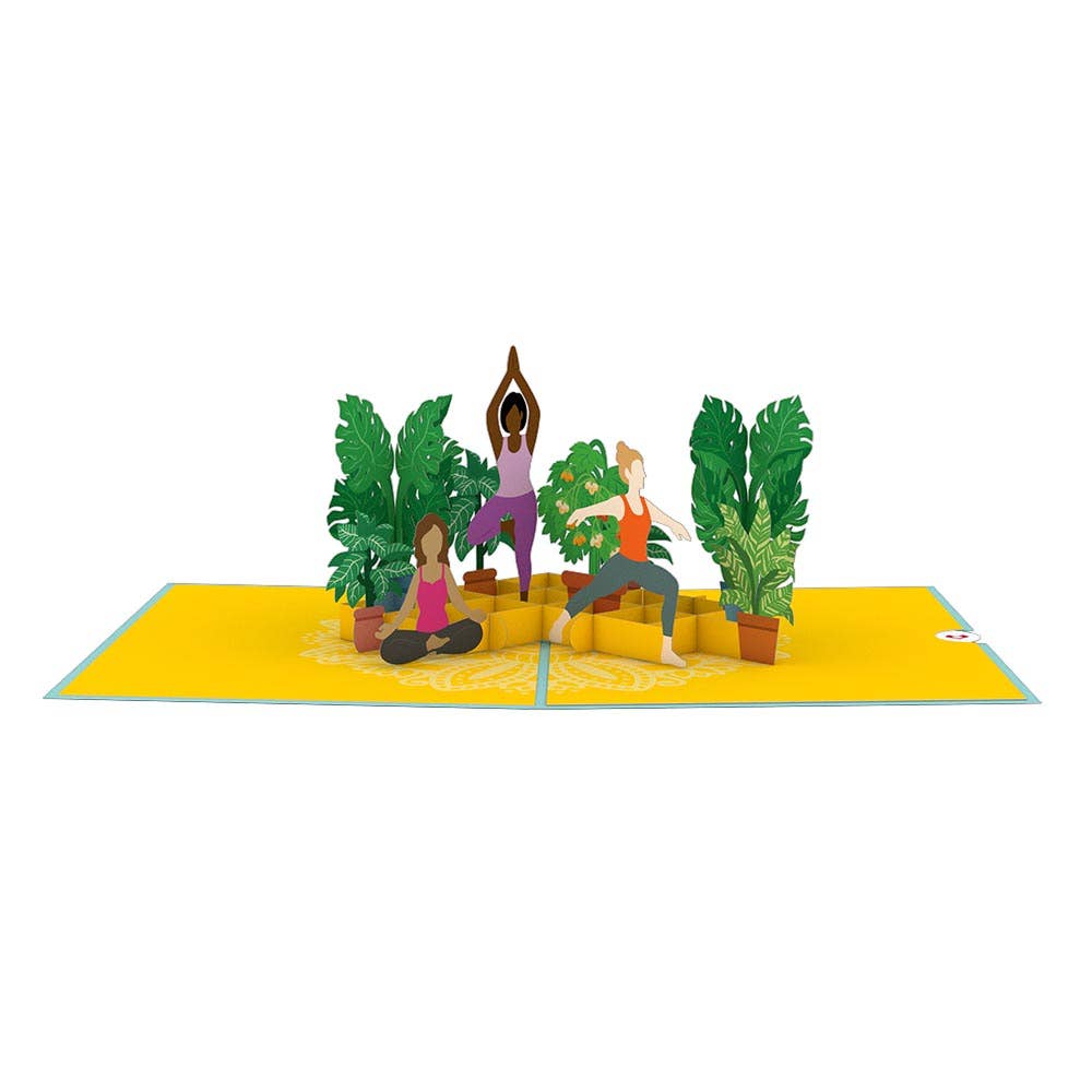 Lovepop Cards - Yoga Poses Pop-Up Card 5x7" (-62%)