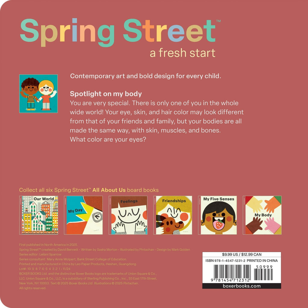 All About Us: My Body — Boxer Books - Dear John