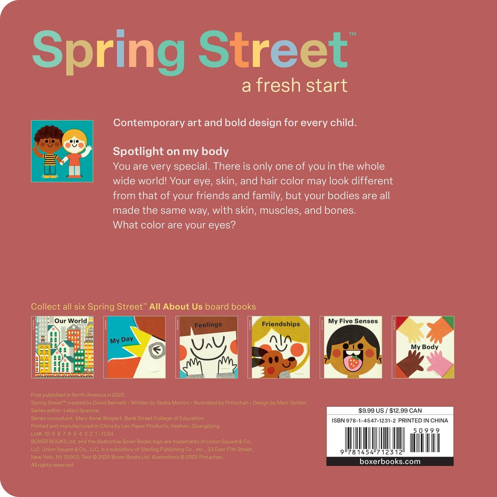 All About Us: My Body — Boxer Books - Dear John