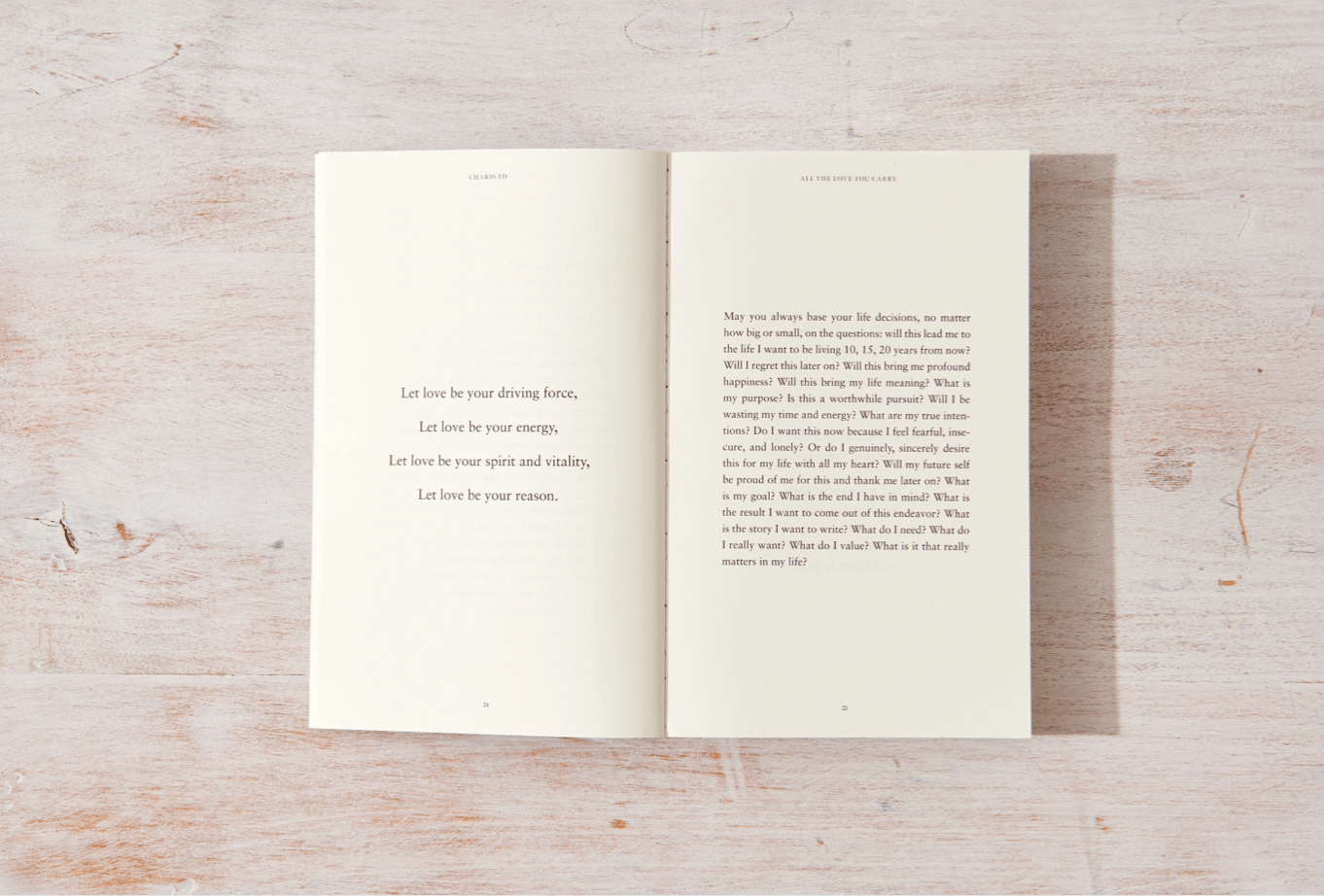 All The Love You Carry - Dear John