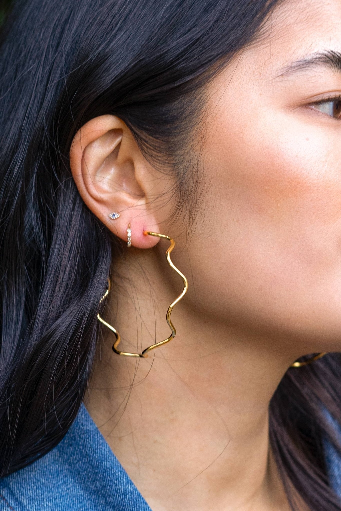 Alma Hoops - 18K Gold Plated - Dear John