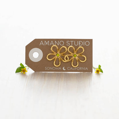 Amano Studio - Daisy Flower Stud Earrings - Dear John