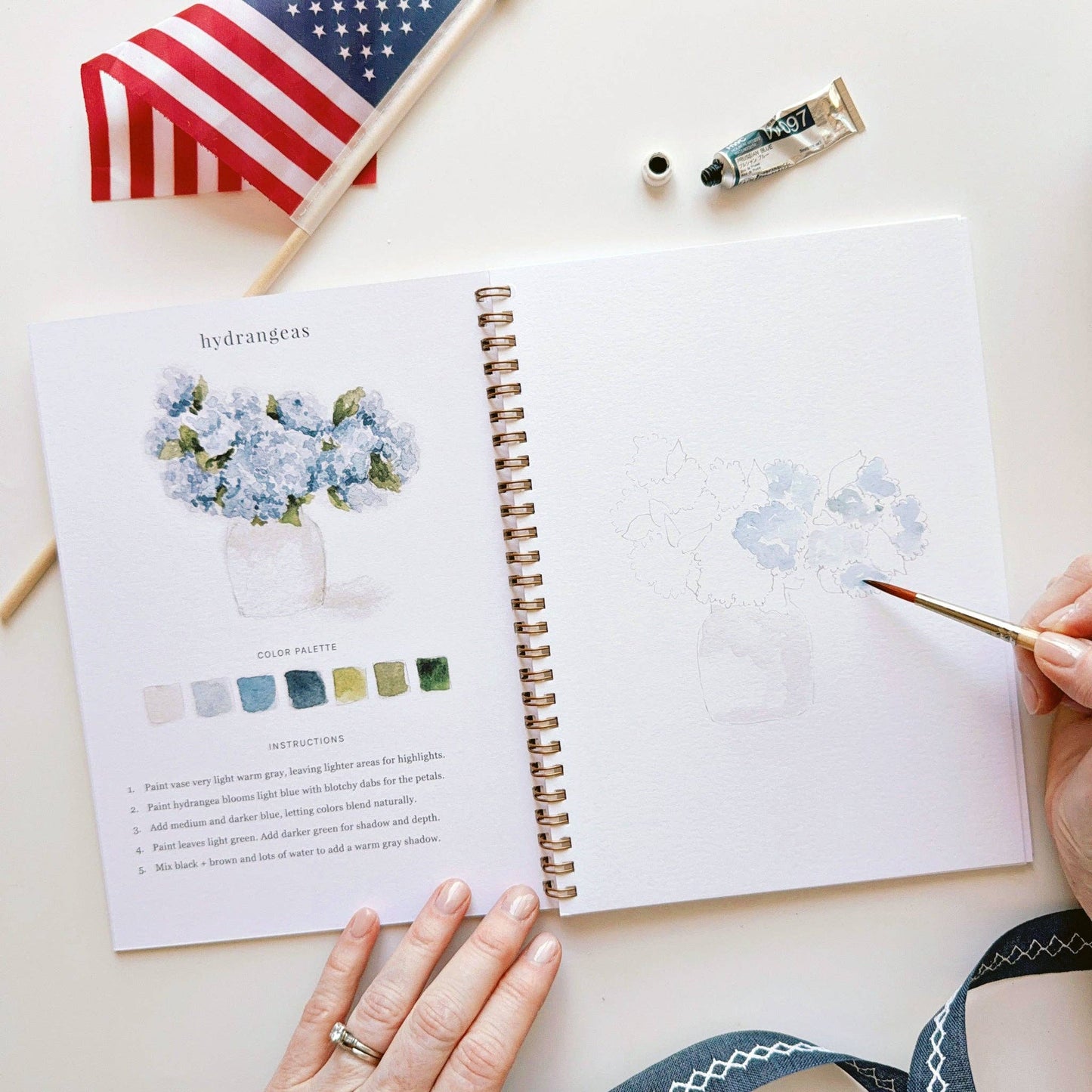 Americana watercolor workbook - Dear John
