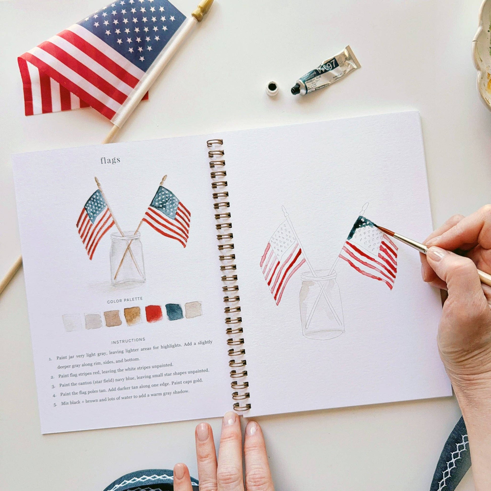 Americana watercolor workbook - Dear John