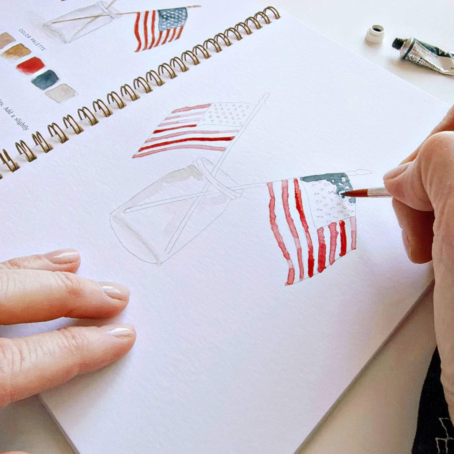 Americana watercolor workbook - Dear John