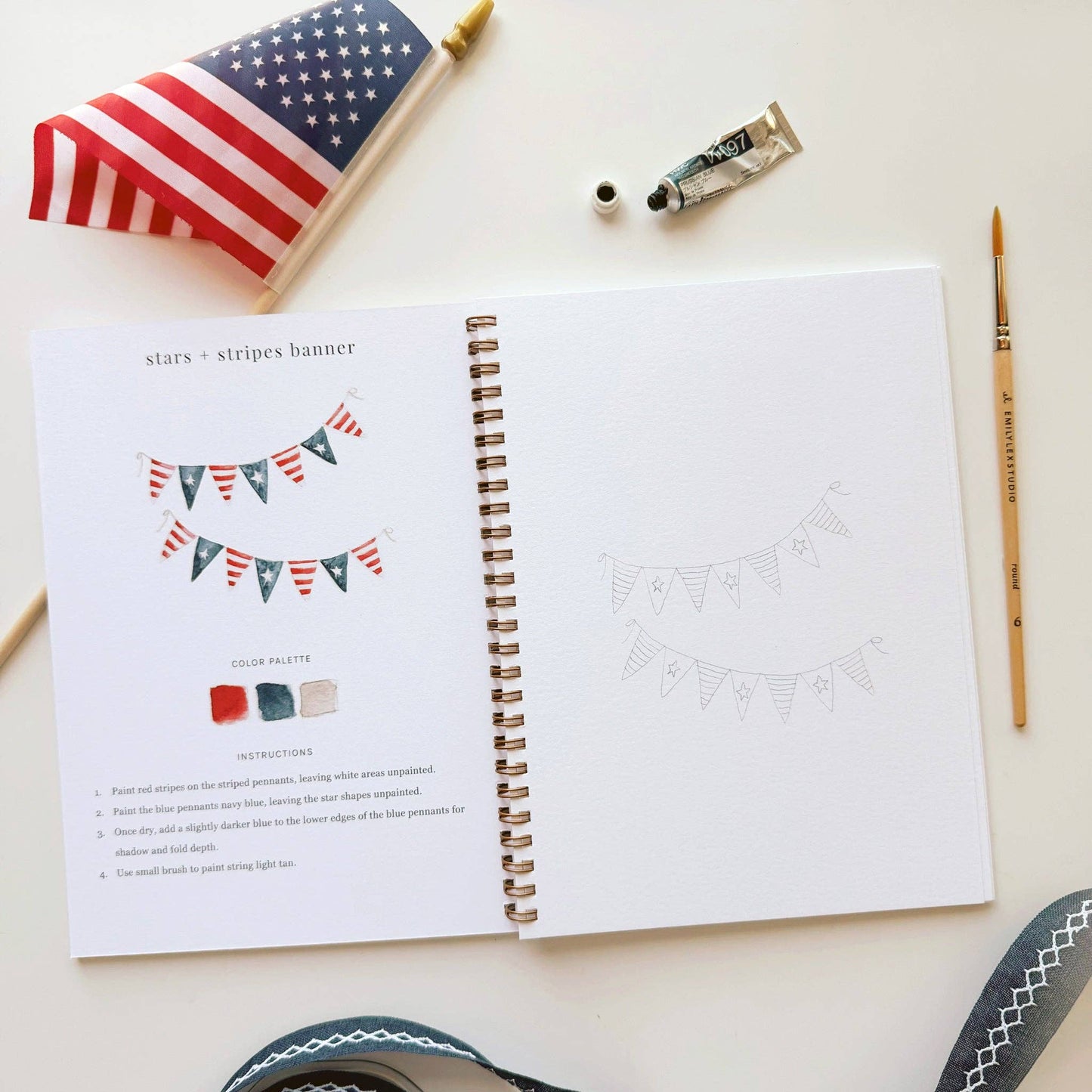 Americana watercolor workbook - Dear John