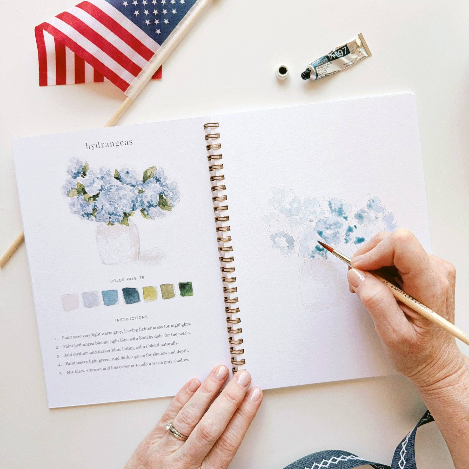 Americana watercolor workbook - Dear John