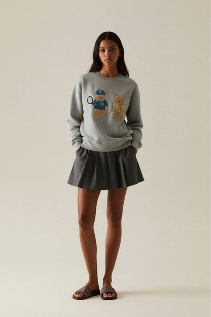 Amoo - Amoo Tennis Bear Sweatshirt - Dear John