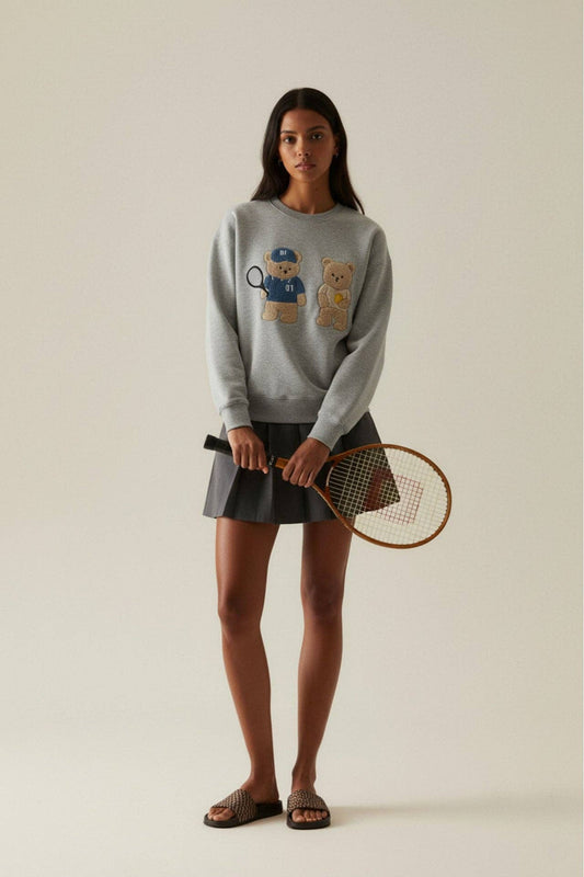 Amoo - Amoo Tennis Bear Sweatshirt - Dear John