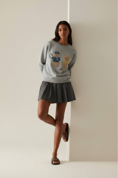 Amoo - Amoo Tennis Bear Sweatshirt - Dear John
