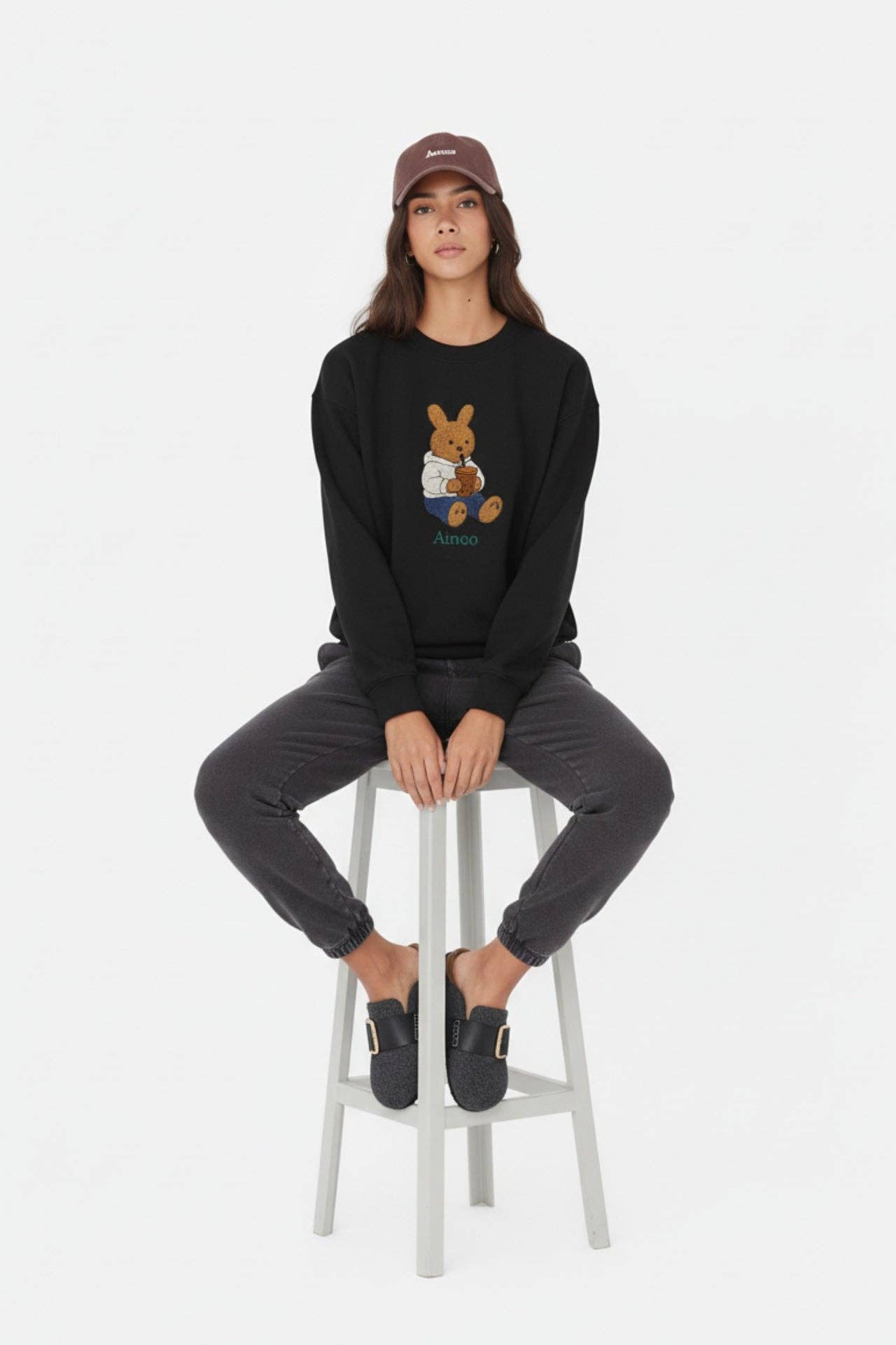 Amoo - Boba Bunny Sweatshirt - Dear John