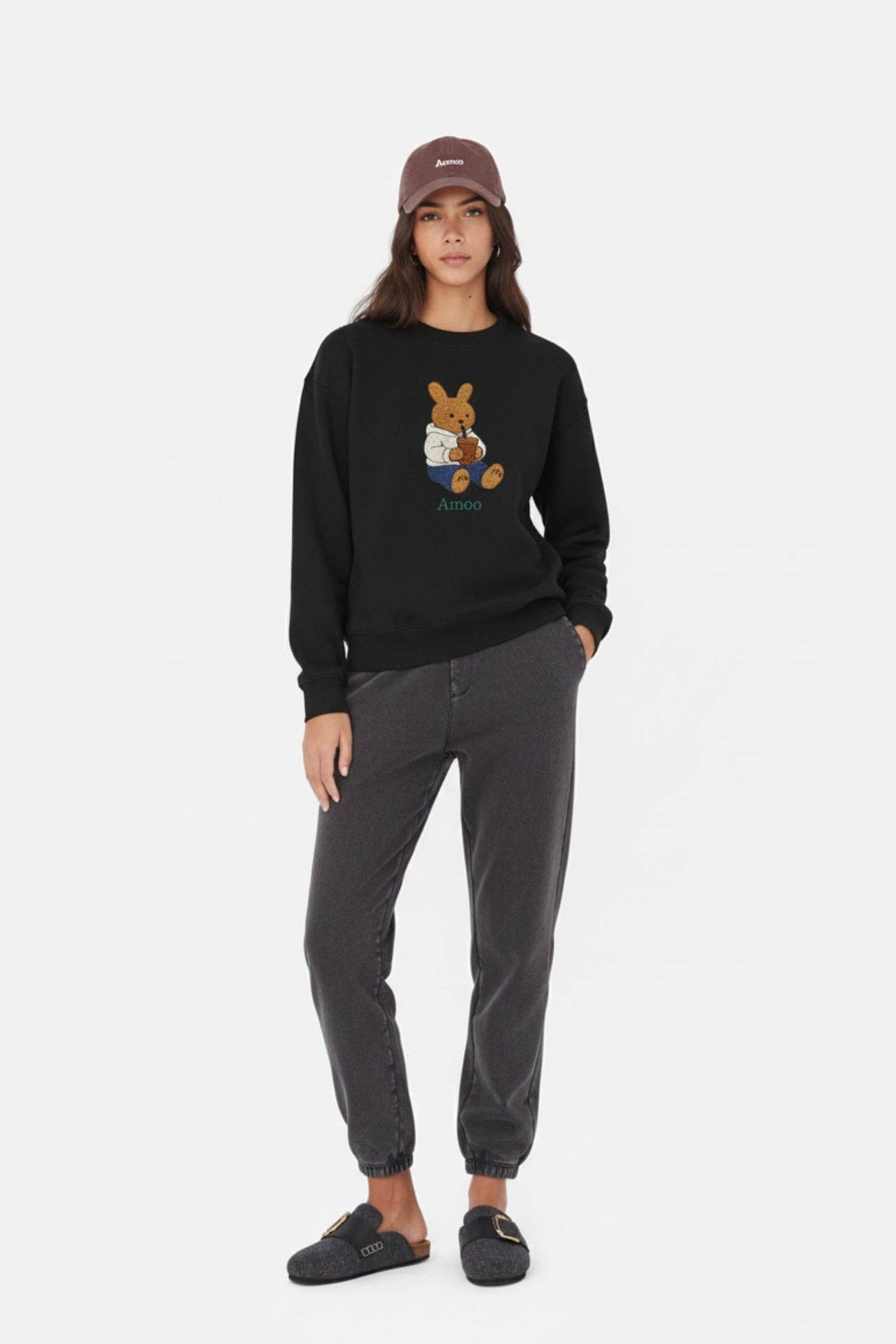 Amoo - Boba Bunny Sweatshirt - Dear John