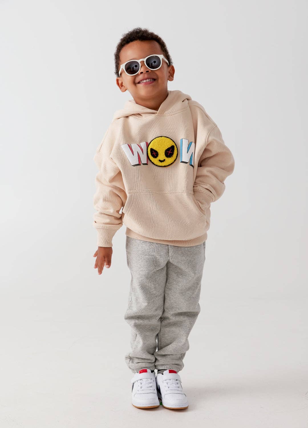 Amoo - Kids WoW "Mood" Emoji Hoodie - Dear John