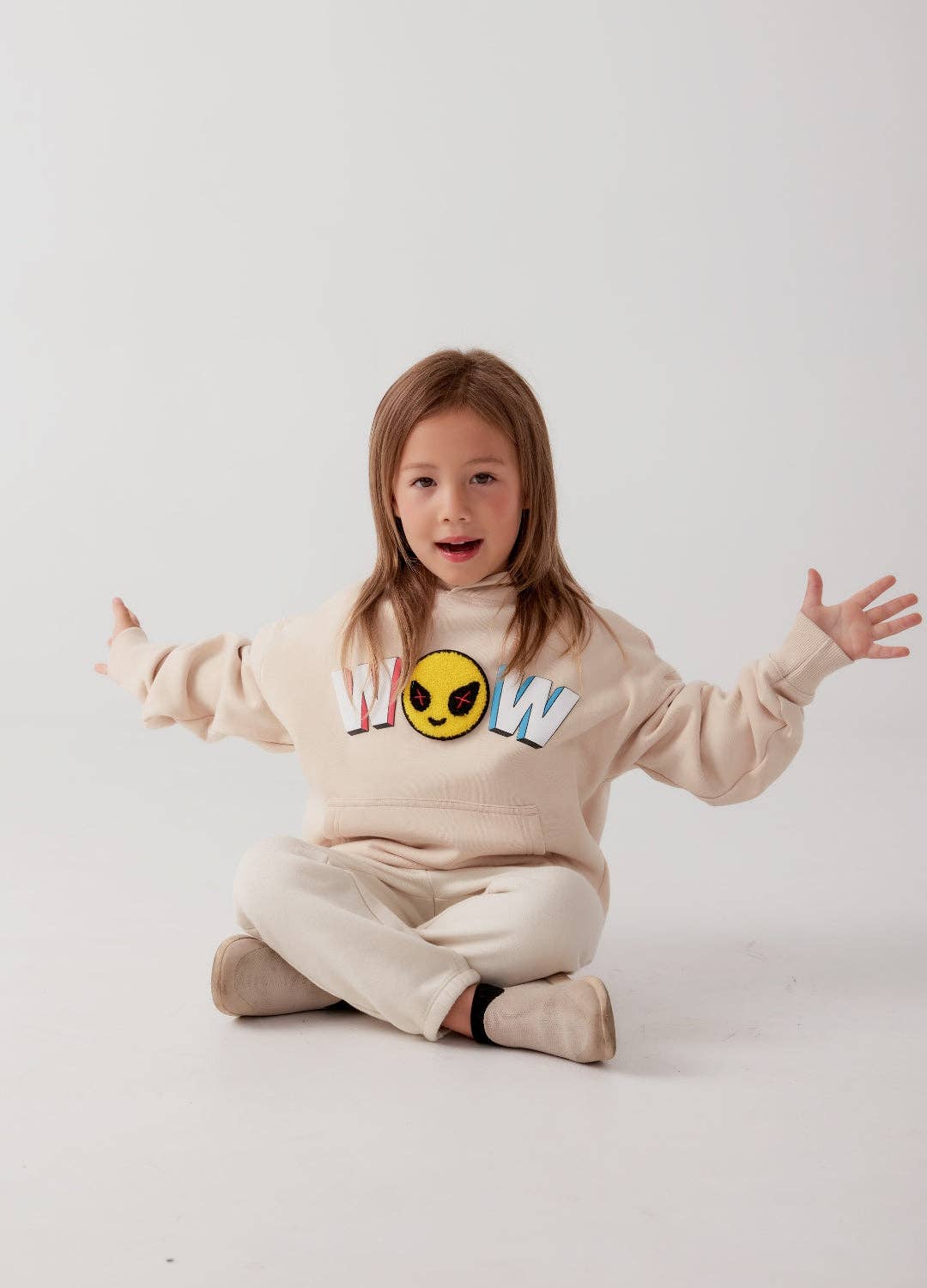 Amoo - Kids WoW "Mood" Emoji Hoodie - Dear John