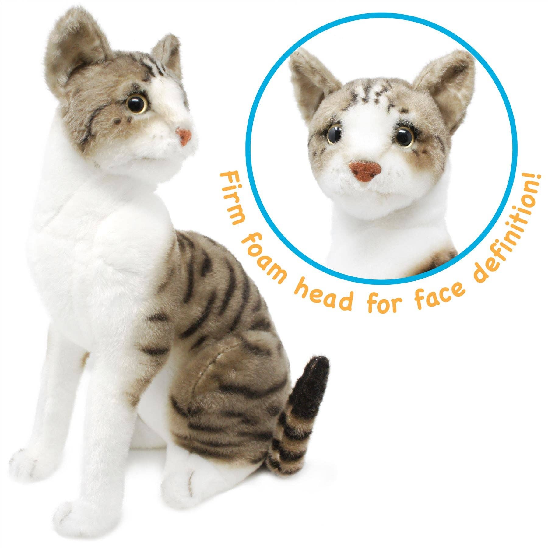 Amy The American Shorthair Cat | 14 Inch Stuffed Animal - Dear John