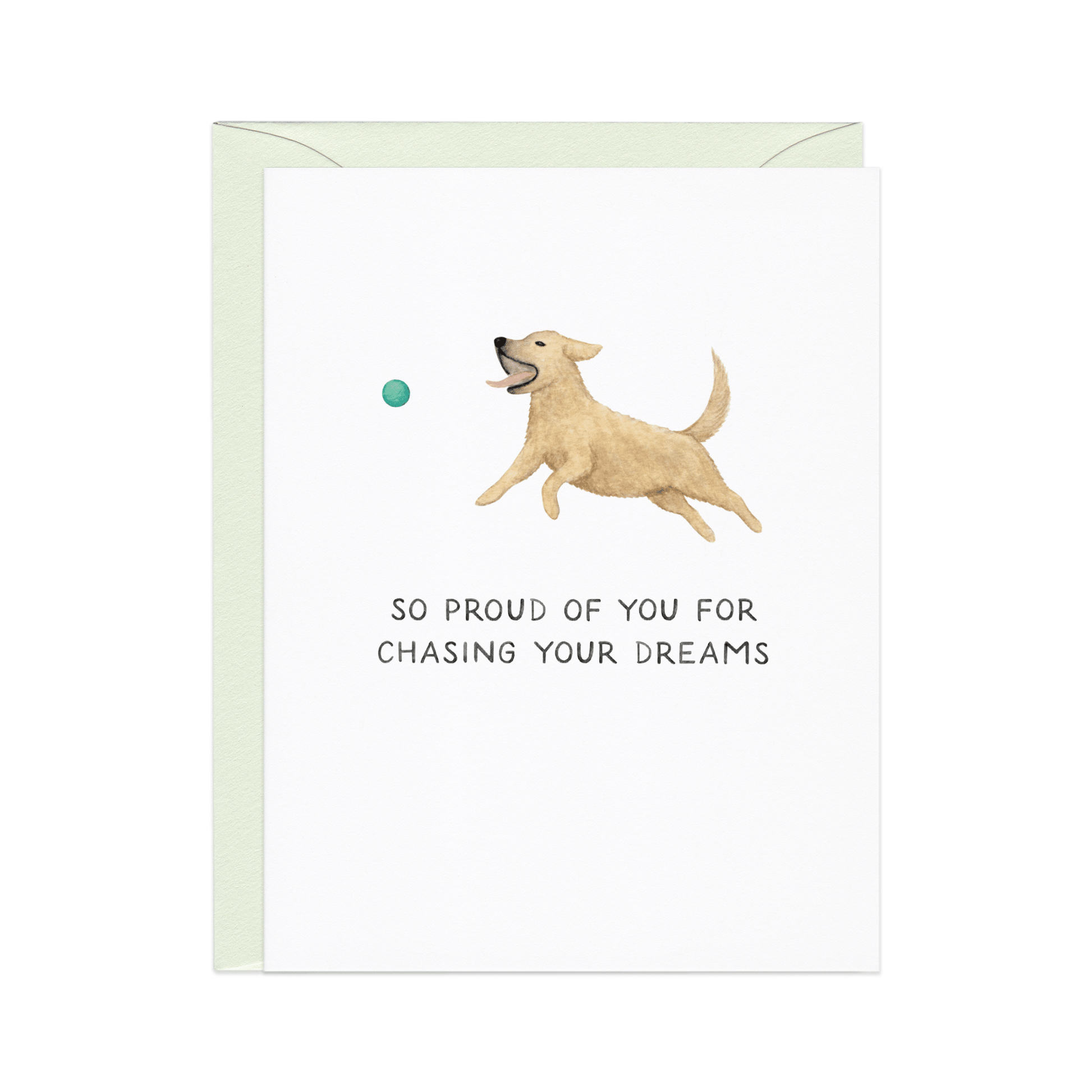 Amy Zhang - Chasing Your Dreams — Funny Dog Lovers Graduation Card - Dear John