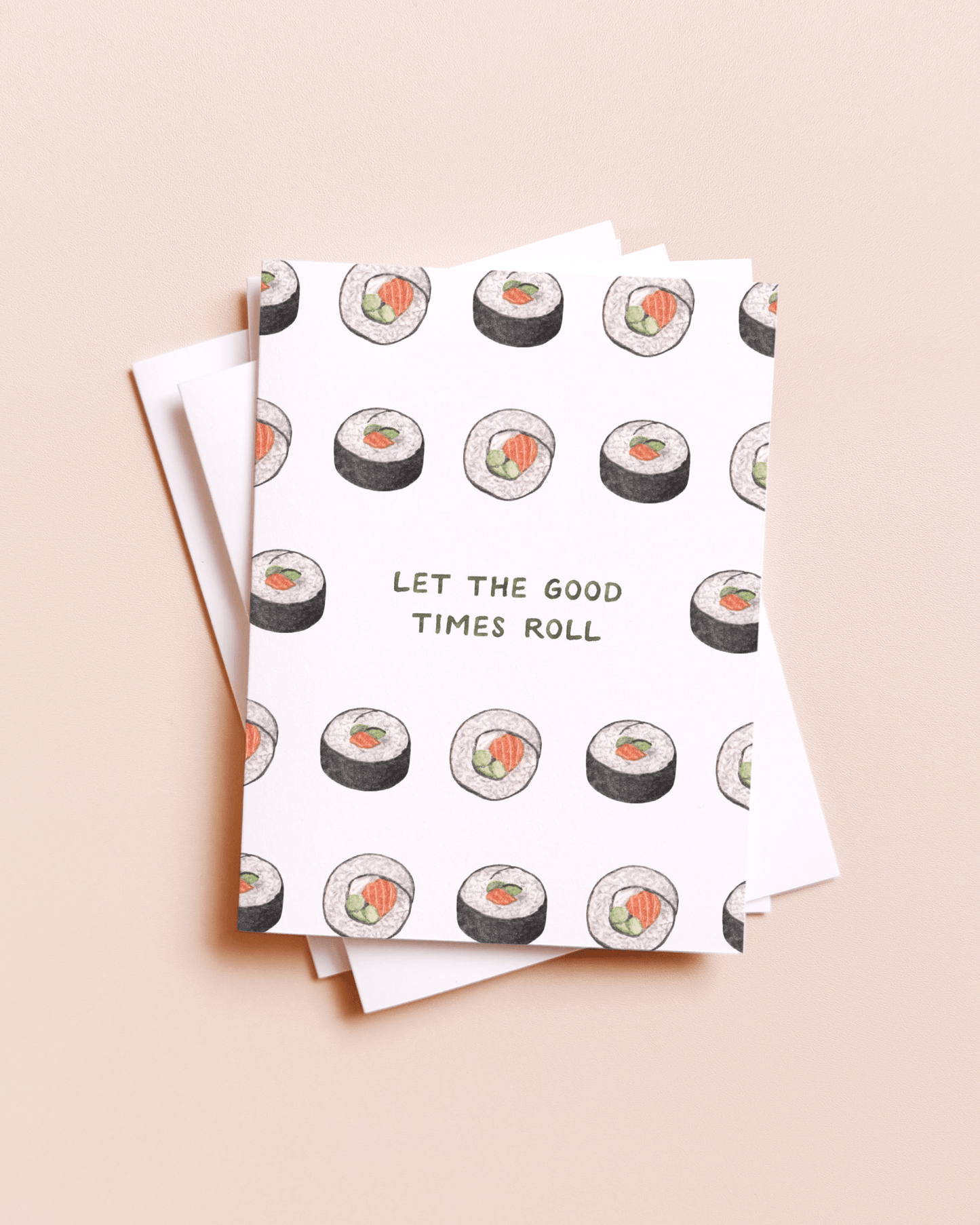 Amy Zhang - Good Times Roll Sushi — Asian Food Birthday Card - Dear John