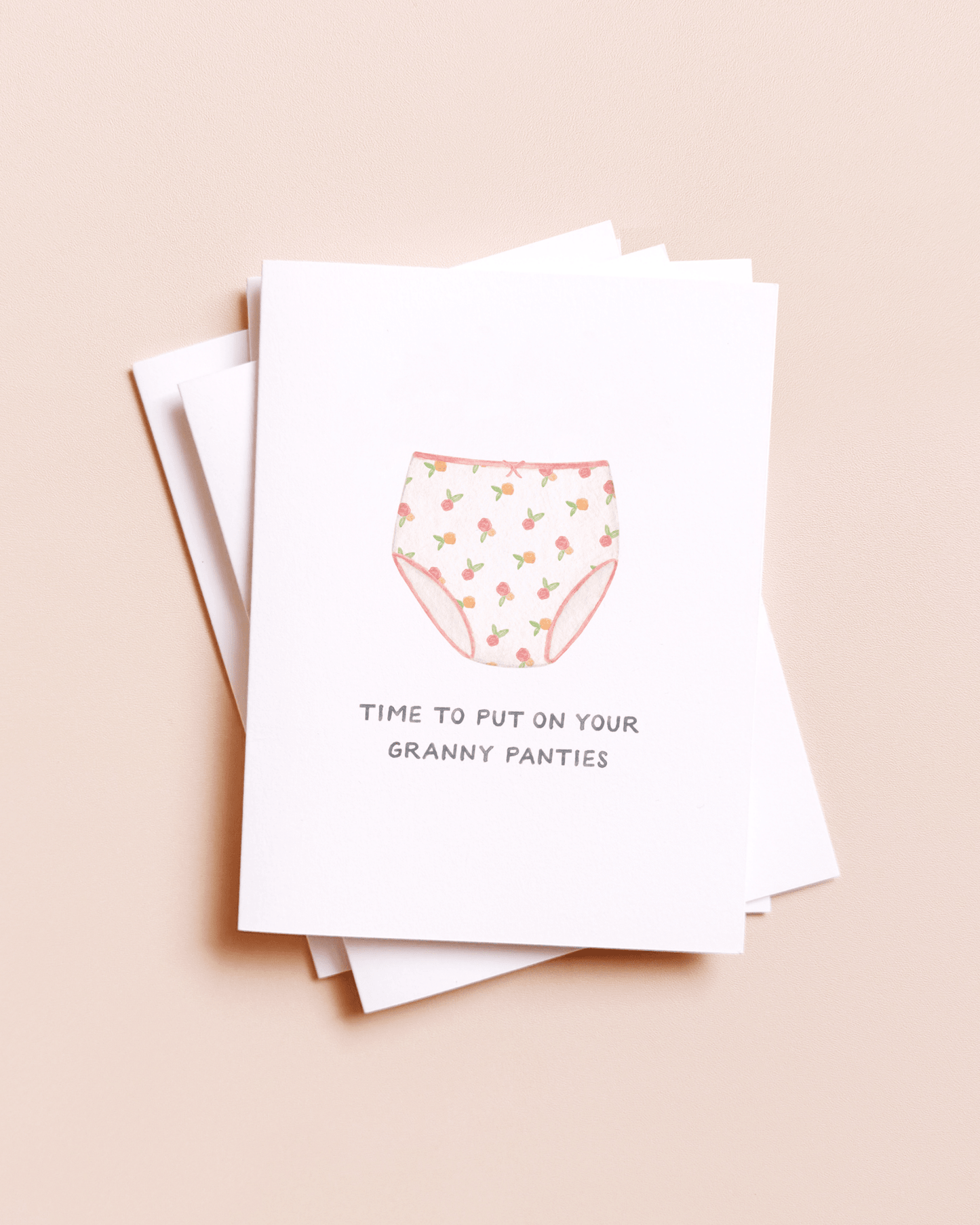 Amy Zhang - Granny Panties — Funny New Grandma Congrats Card - Dear John
