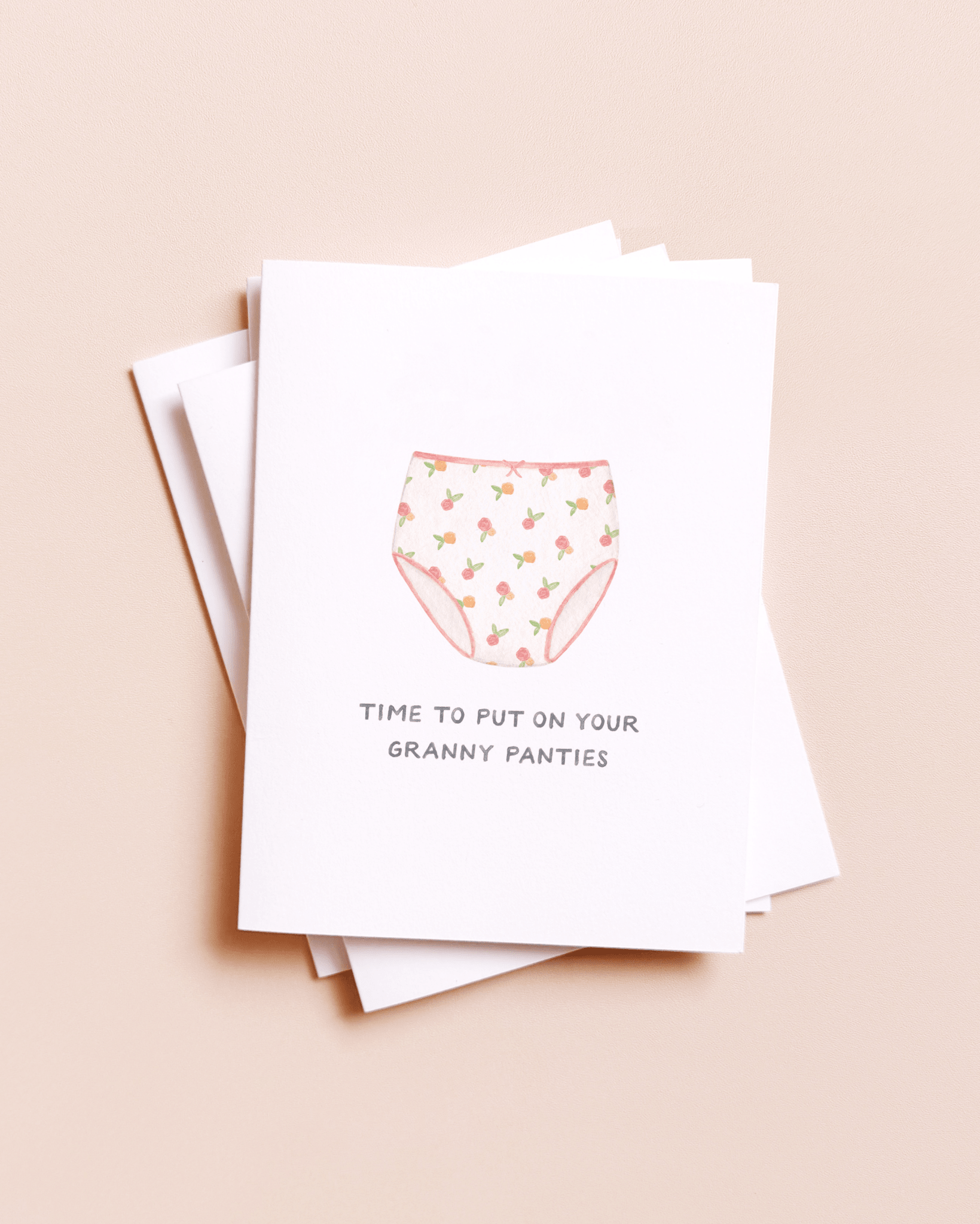 Amy Zhang - Granny Panties — Funny New Grandma Congrats Card - Dear John
