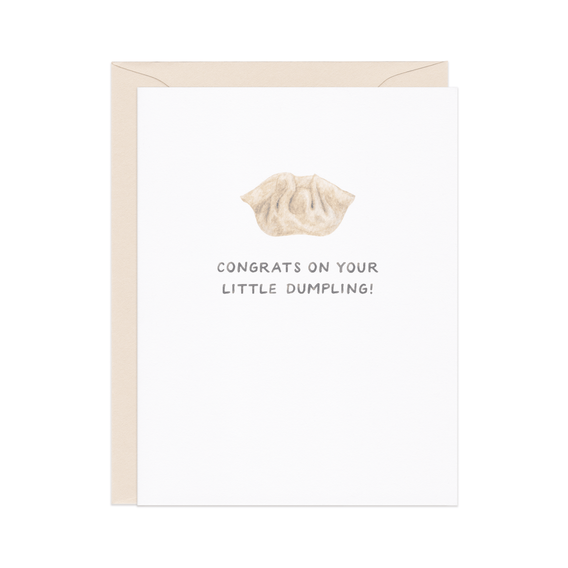 Amy Zhang - Little Dumpling — Asian Food Pun New Baby Card - Dear John