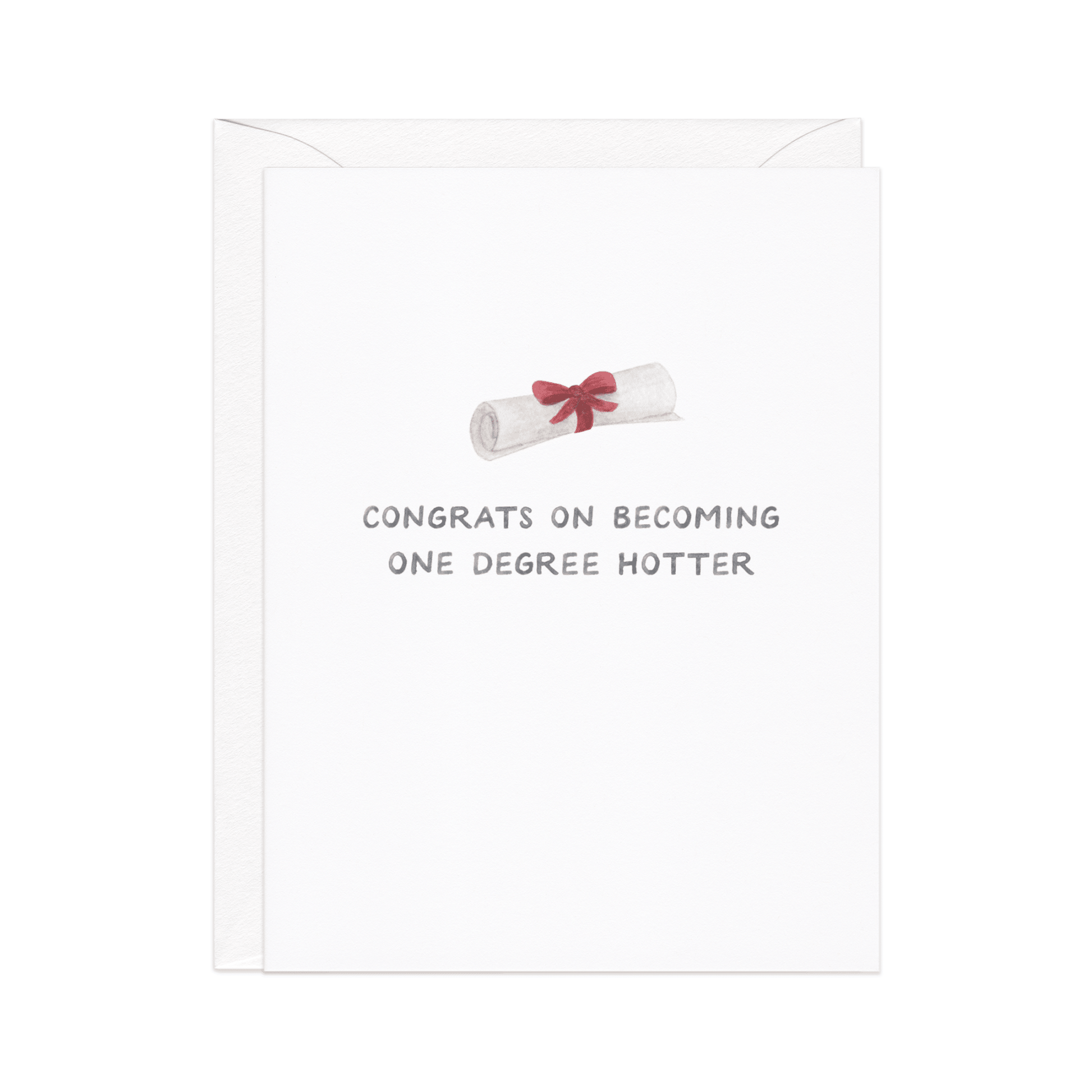Amy Zhang - One Degree Hotter — Graduation Pun Congrats Card - Dear John