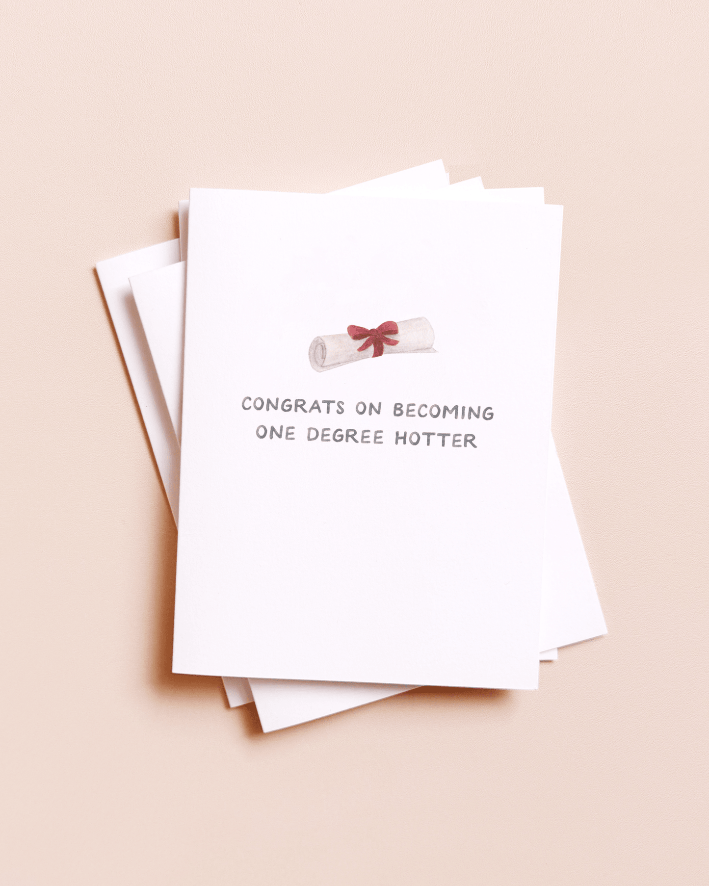 Amy Zhang - One Degree Hotter — Graduation Pun Congrats Card - Dear John