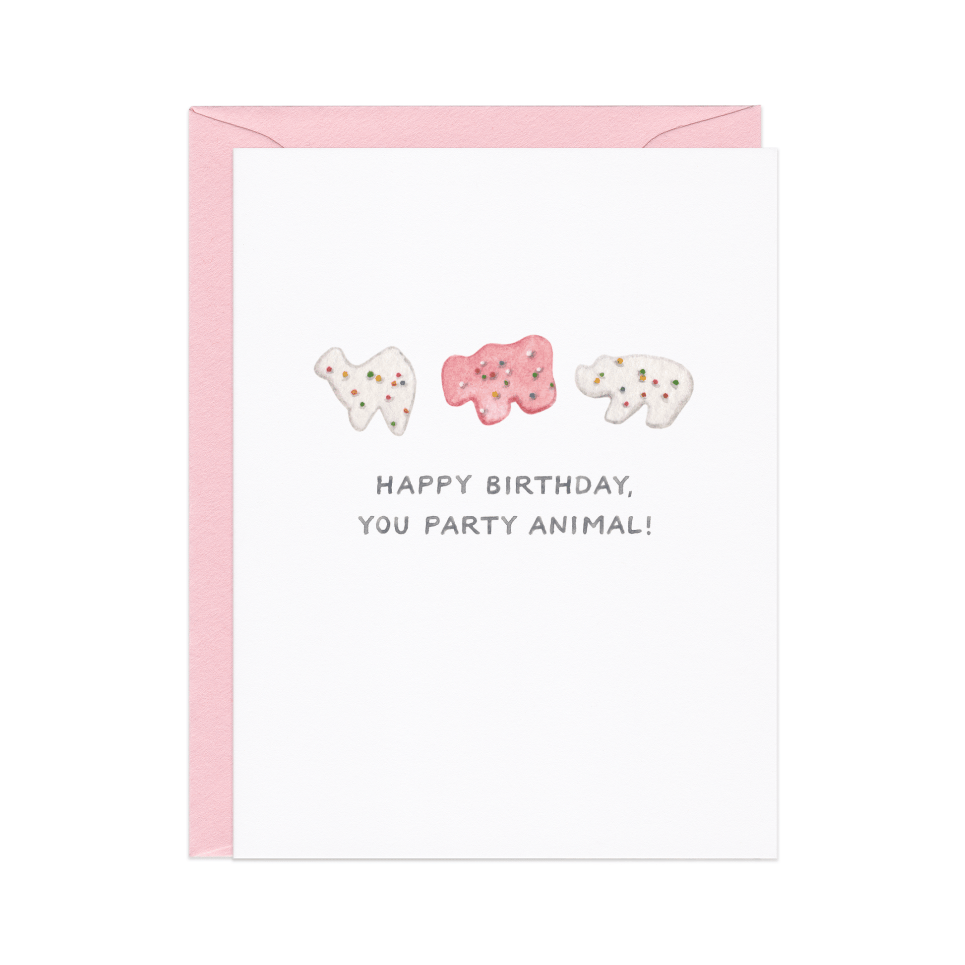 Amy Zhang - Party Animal (Cracker) — Snack Food Pun Birthday Card - Dear John
