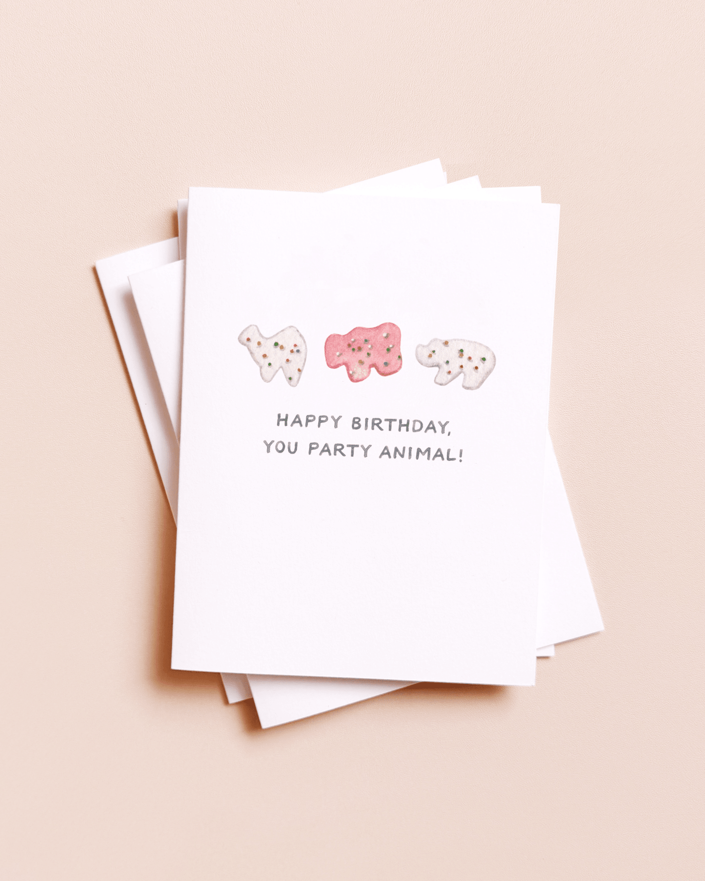 Amy Zhang - Party Animal (Cracker) — Snack Food Pun Birthday Card - Dear John