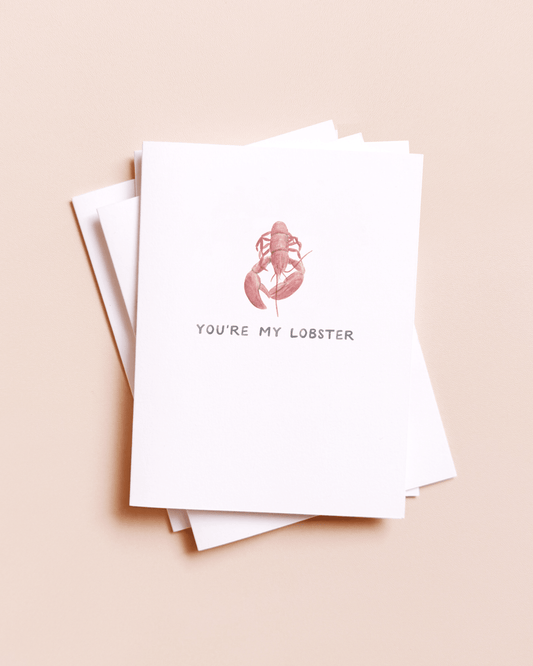 Amy Zhang - You're My Lobster — Friends TV Show Love Card - Dear John