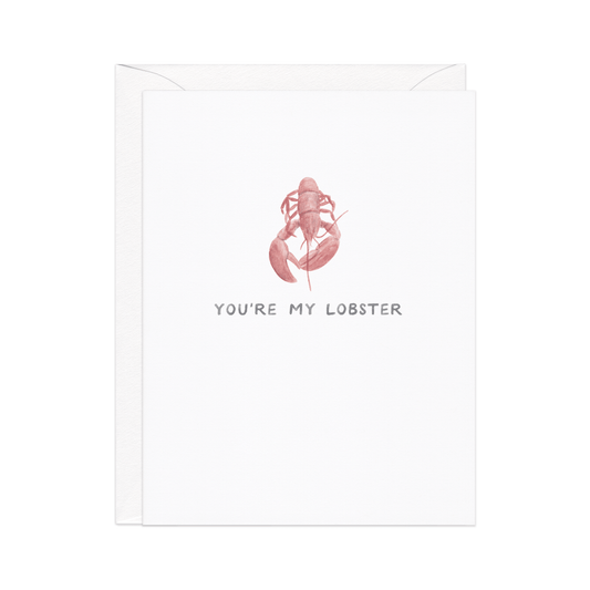 Amy Zhang - You're My Lobster — Friends TV Show Love Card - Dear John