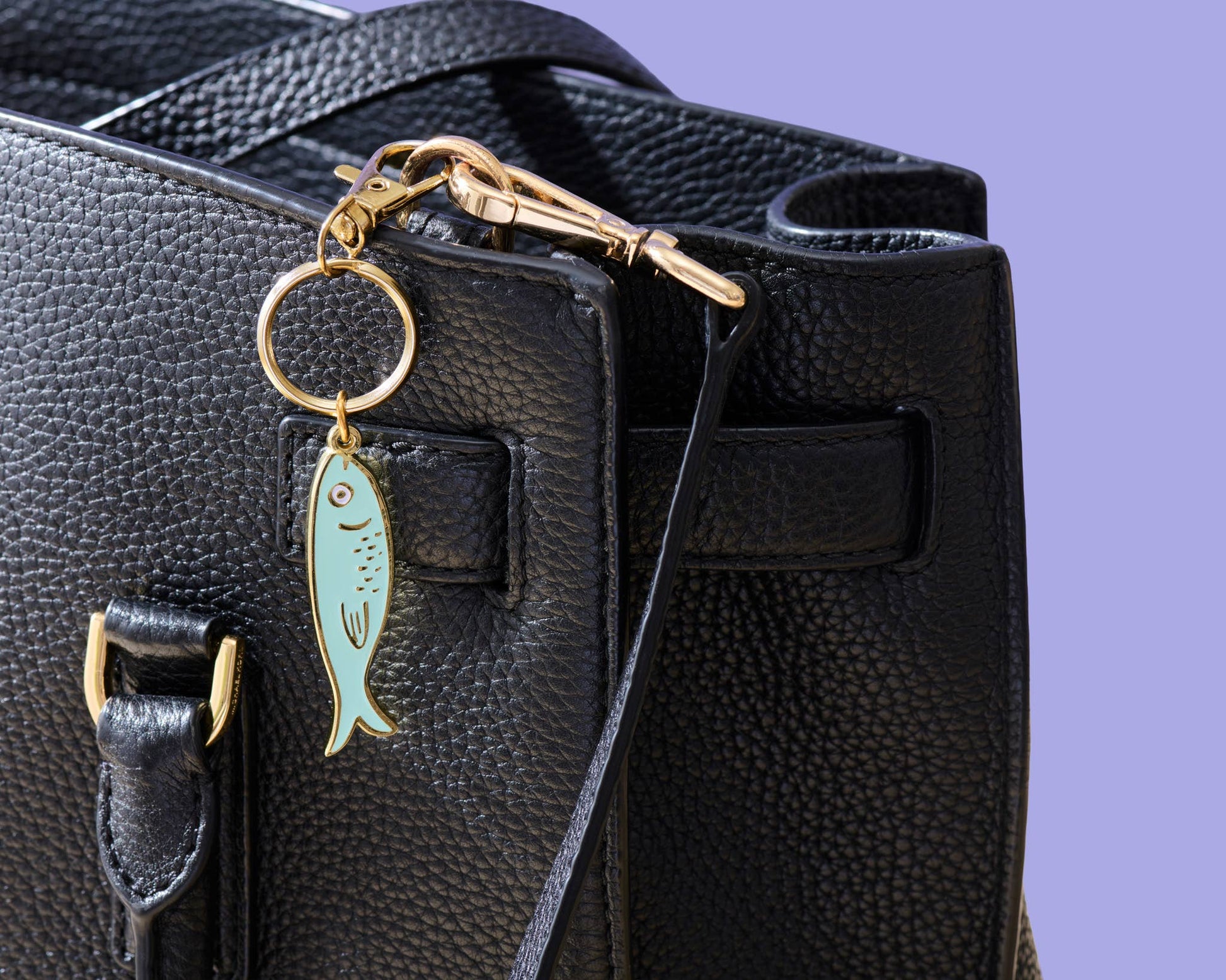 And Here We Are - Enamel Keychain & Bag Charm—Sardine (Tin Fish, Foodie Gift) - Dear John