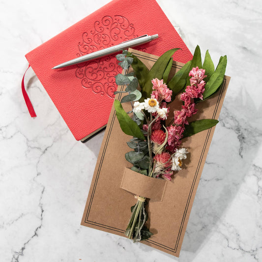 Andaluca - Eucalyptus & Pink Larkspur Mini Bouquet 57 - Dear John