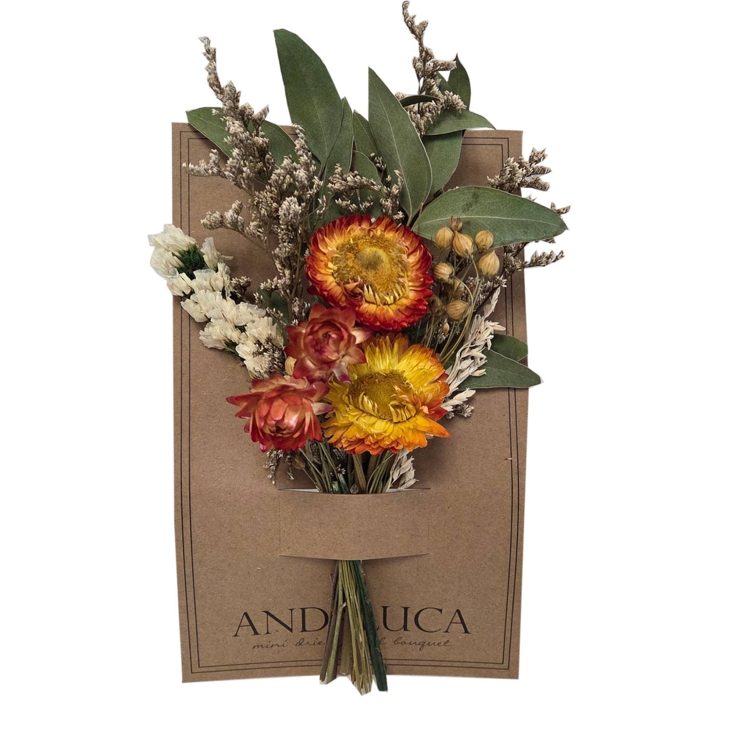 Andaluca - Golden Strawflower Lively Mini Bouquet 236 - Dear John