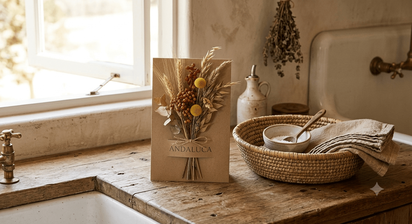 Andaluca - Yarrow & Autumn Foliage Mini Bouquet 268 - Dear John