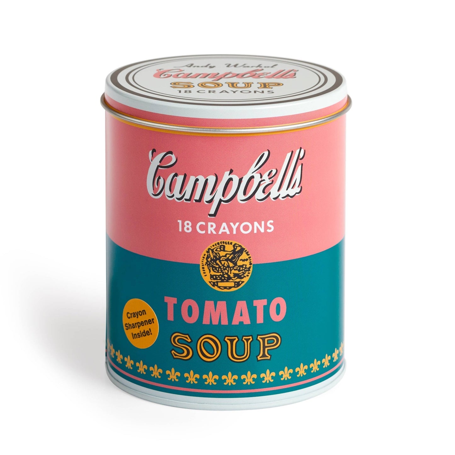 Andy Warhol Soup Can Crayons + Sharpener - Dear John