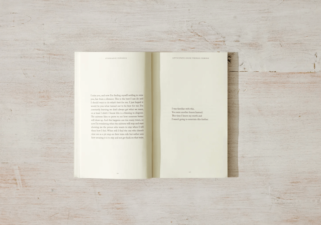 Anticipate Good Things Coming by Stephanie Fonseca - Dear John