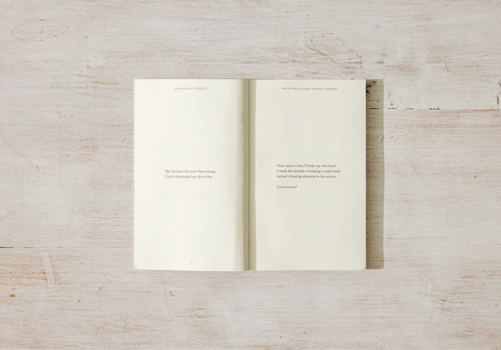 Anticipate Good Things Coming by Stephanie Fonseca - Dear John