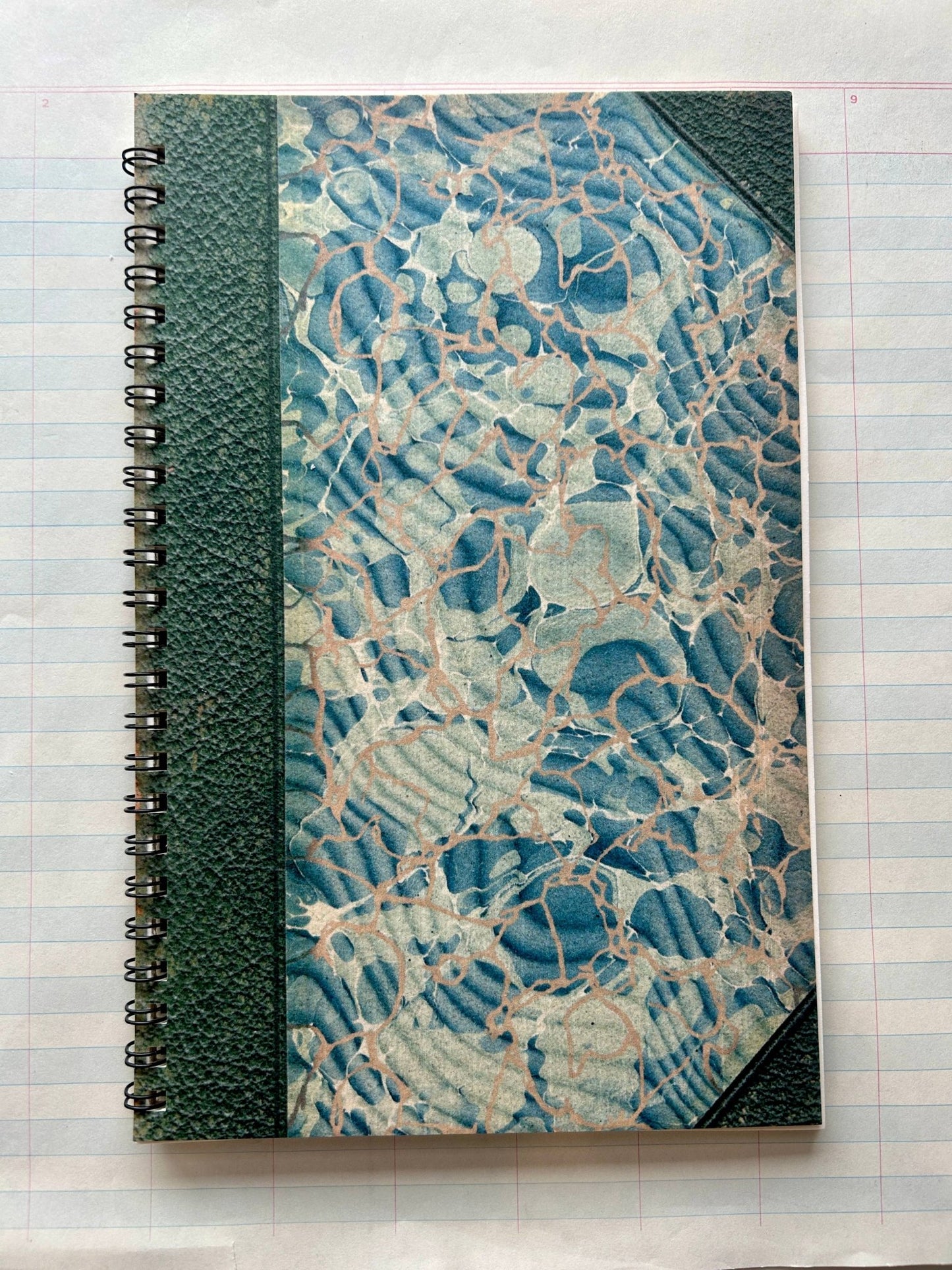Antique Endpaper Notebook - Dear John