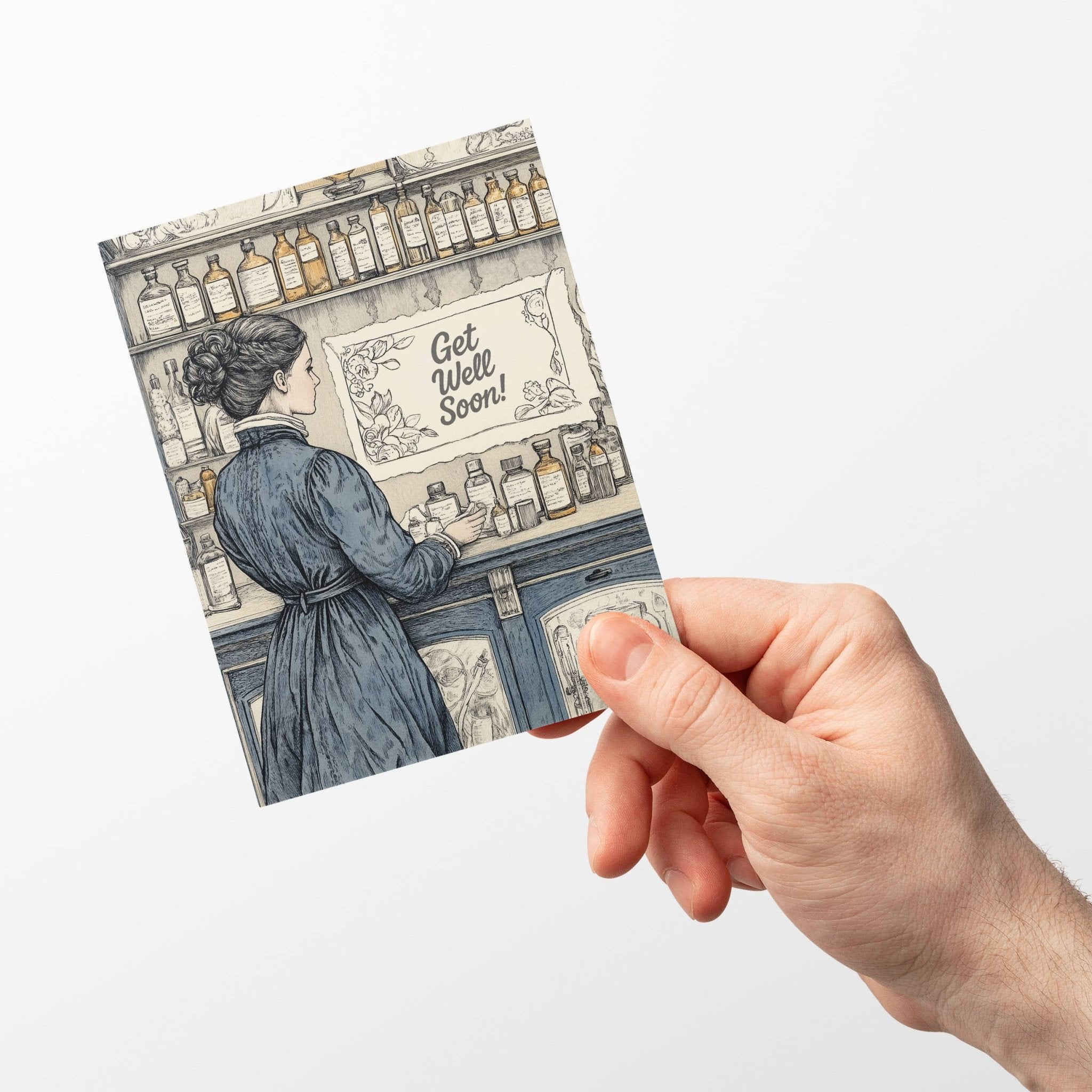 Apothecary - A2 greeting card - Dear John