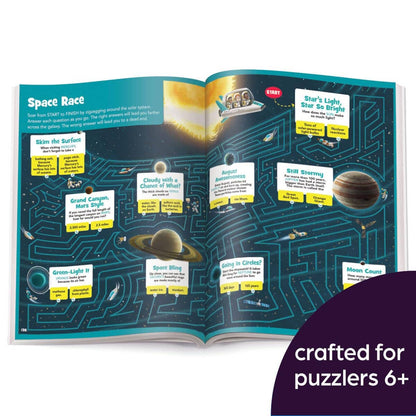 Jumbo Mazes for Kids — 175+ Puzzles (Ages 6–9) • 256 Pages